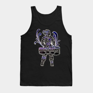 The Driving Beat -- Marching Tenor Drums Tank Top